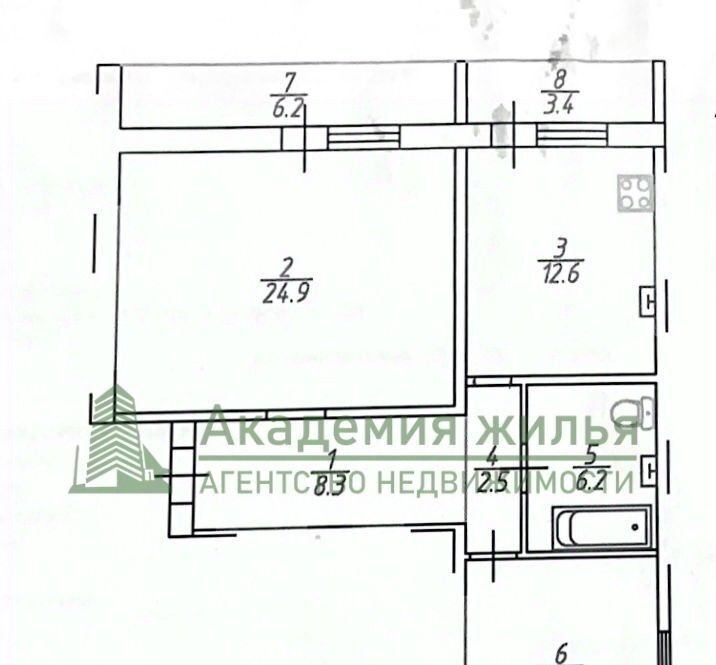 квартира г Саратов р-н Кировский ул Дачная 30а фото 27