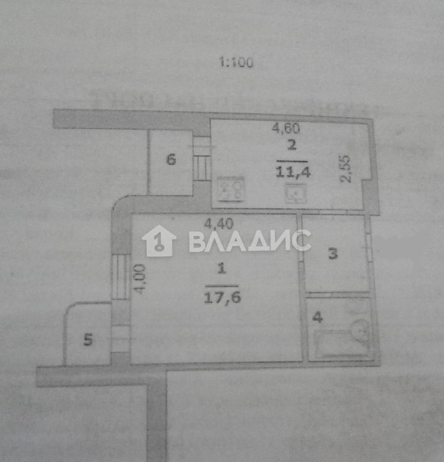 квартира г Белгород Западный ул Губкина 42д фото 16