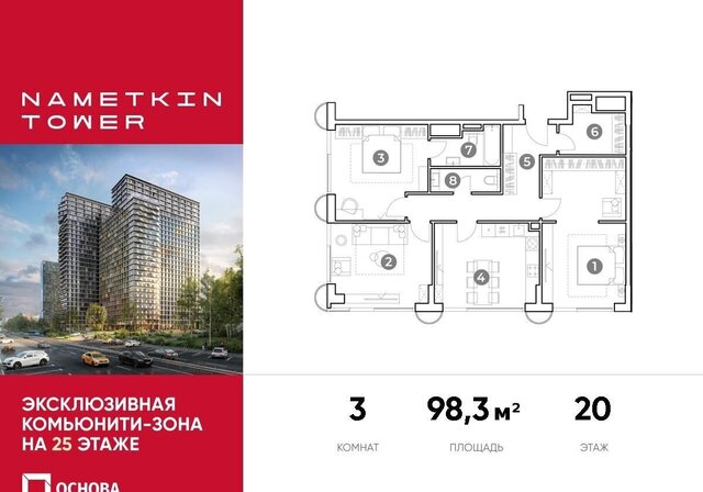 ул Намёткина Воронцовская, «NAMETKIN TOWER» фото