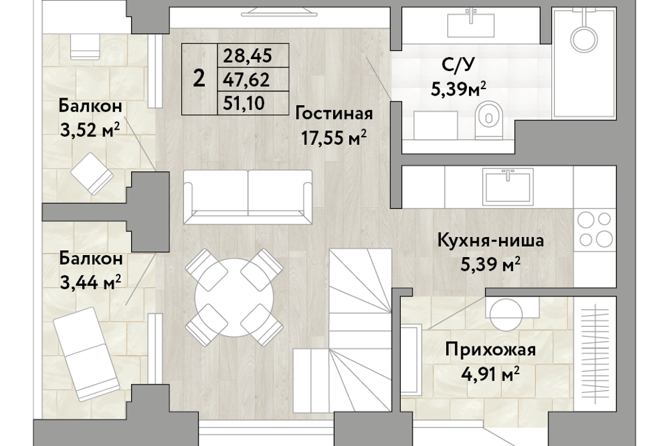 квартира г Хабаровск р-н Центральный ул Лейтенанта Шмидта С. В. Орлова, городской округ Хабаровск фото 1