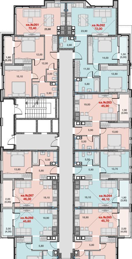 квартира г Калининград р-н Ленинградский ул Елизаветинская 47 ЖК «SunCity» фото 3