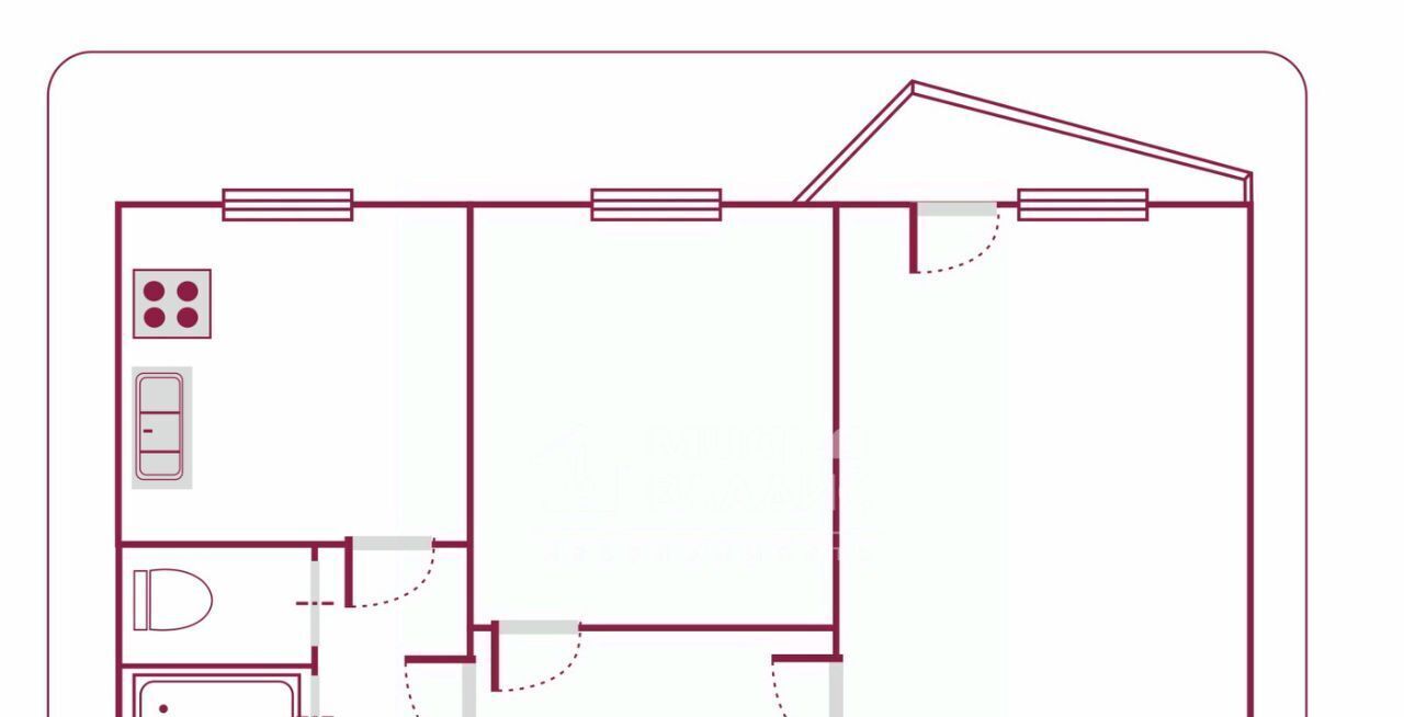 квартира г Омск р-н Центральный ул Омская 160 фото 20