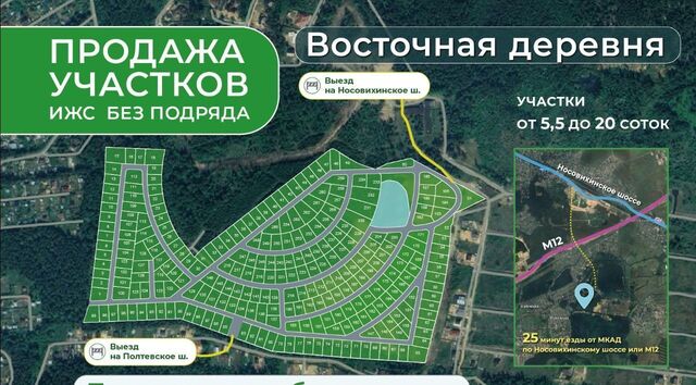 городской округ Богородский г Электроугли мкр Светлый 9745 км, Носовихинское шоссе фото