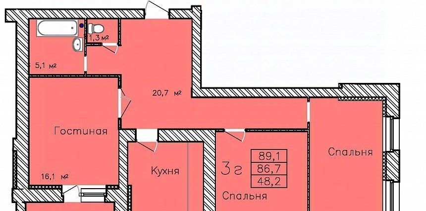 квартира г Тамбов р-н Октябрьский Радужный ул Сабуровская 1бк/1 ЖК «по ул. Сабуровская, 1Б» фото 1