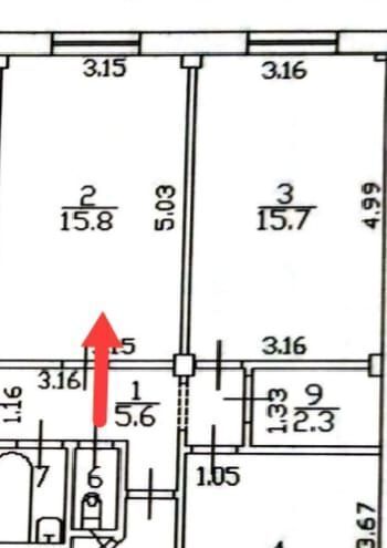 комната г Санкт-Петербург метро Ломоносовская наб Октябрьская 90к/6 фото 2