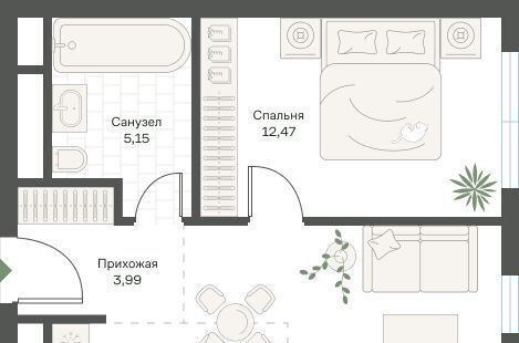 квартира г Москва метро Нахимовский проспект Новые Академики жилой комплекс, 31/2 фото 1