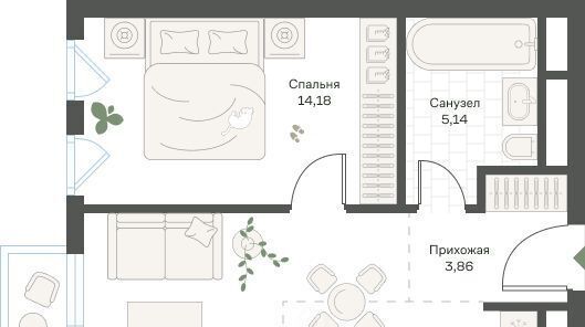 квартира г Москва метро Нахимовский проспект Новые Академики жилой комплекс, 31/2 фото 1