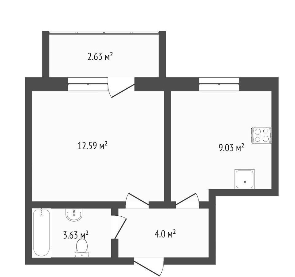 квартира г Калининград р-н Московский ул Н.Карамзина 46 фото 29