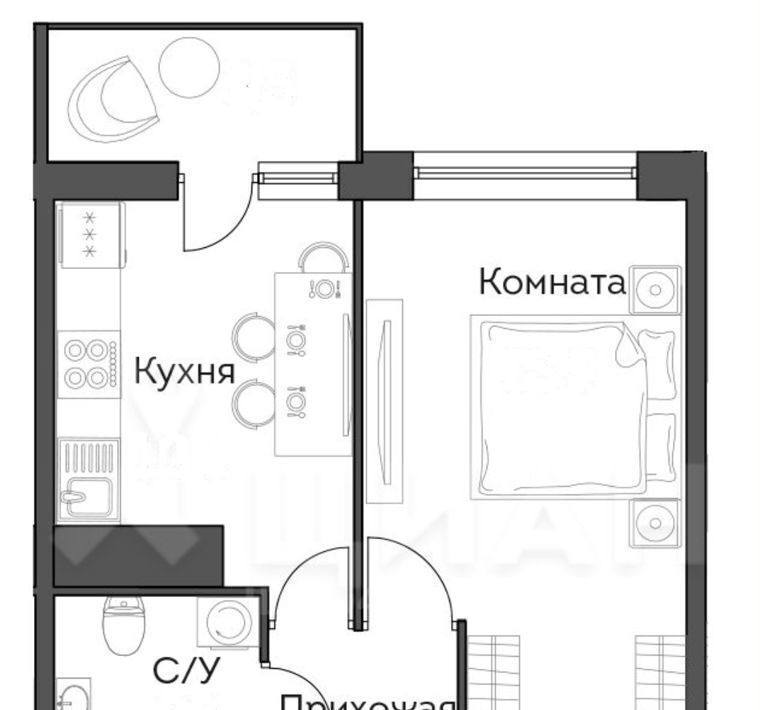 квартира г Москва п Сосенское п Коммунарка ул Фитарёвская 6 ТиНАО Новомосковский фото 1