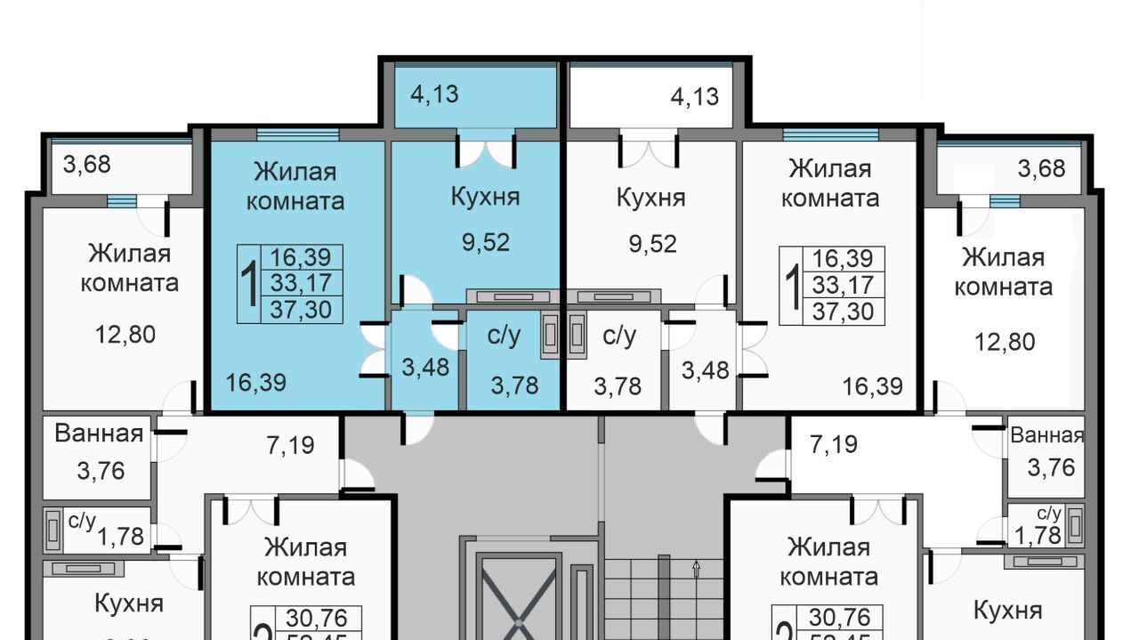 квартира г Калуга р-н Ленинский ул Минская 10 фото 1