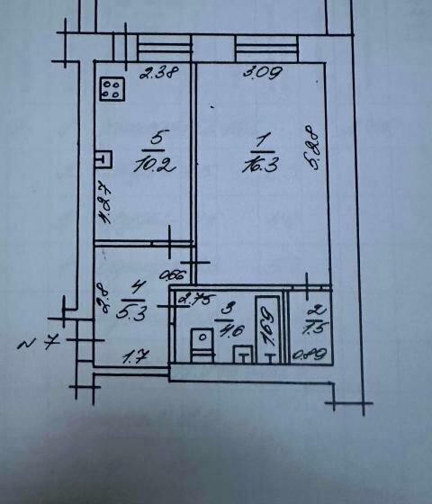 квартира г Якутск ул Ломоносова 31/3 фото 7