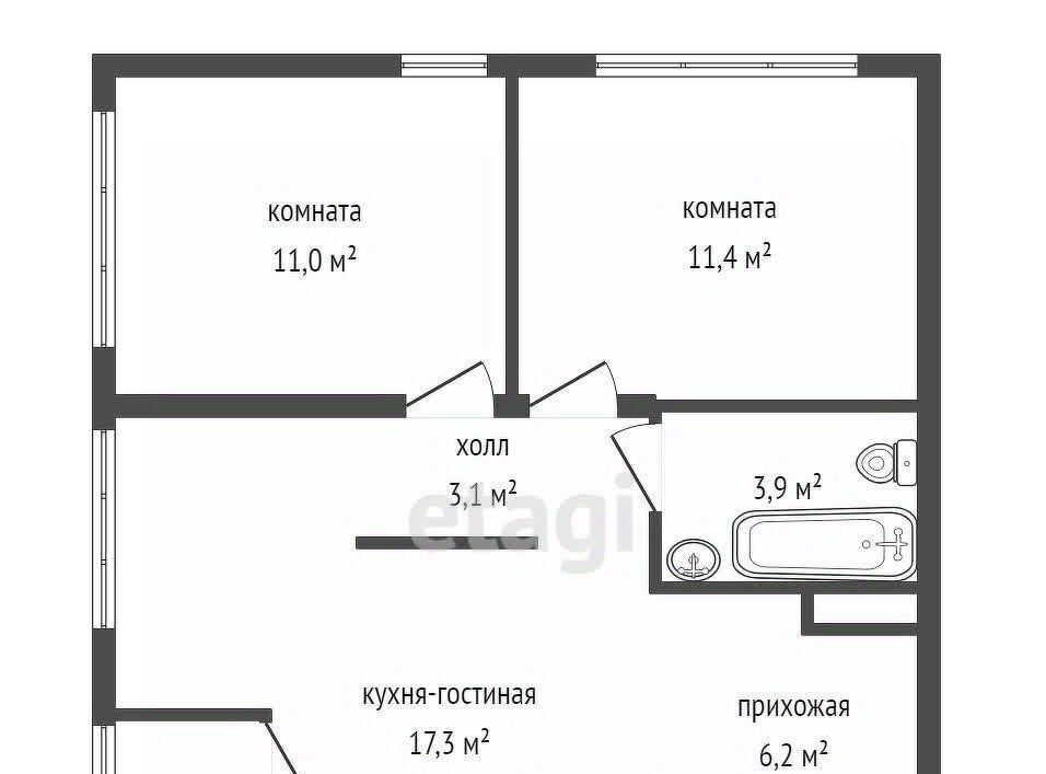 квартира г Екатеринбург Геологическая ул Щербакова 78 фото 17