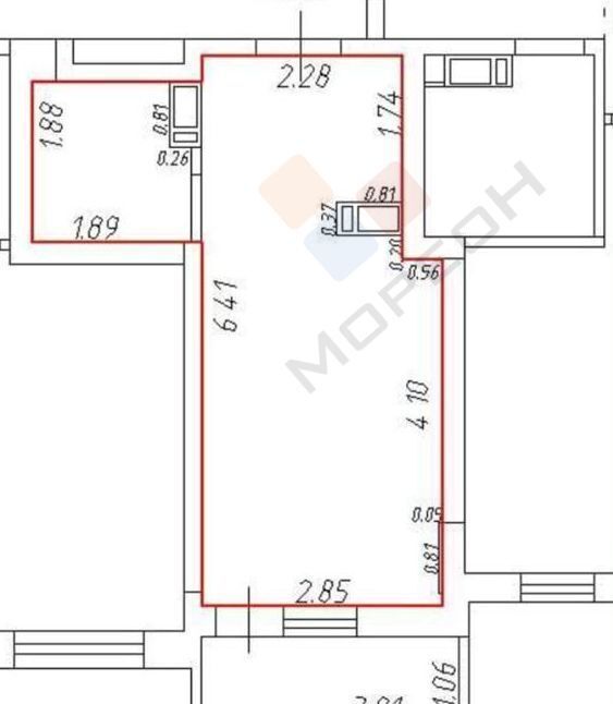 квартира г Краснодар р-н Прикубанский ул Степная 1/1к 4 жилой массив имени Демьяна Бедного фото 15