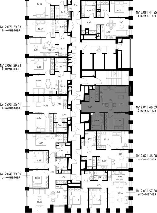 квартира г Москва метро Трикотажная ш Волоколамское 95/1к 7 ЖК City Bay Московская область фото 3