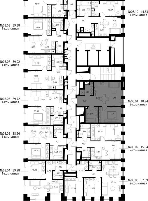 квартира г Москва метро Трикотажная ш Волоколамское 95/1к 7 ЖК City Bay Московская область фото 3