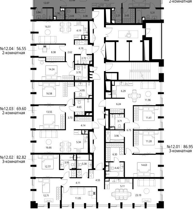 квартира г Москва метро Трикотажная ш Волоколамское 95/1к 4 ЖК City Bay Московская область фото 3