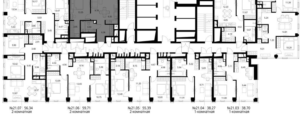 квартира г Москва метро Трикотажная ш Волоколамское 95/1к 1 ЖК City Bay Московская область фото 3