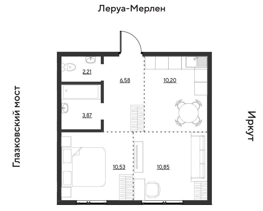 квартира г Иркутск р-н Свердловский ул Набережная Иркута 3 фото 1