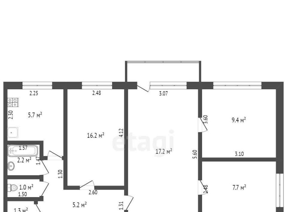 квартира г Чебаркуль ул Мира 28 фото 12