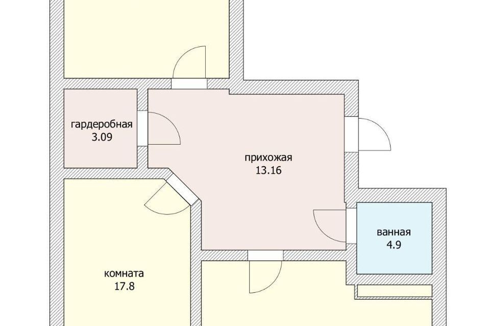 квартира р-н Тахтамукайский пгт Яблоновский ул Космическая 88к/2 Республика Адыгея Адыгея фото 2