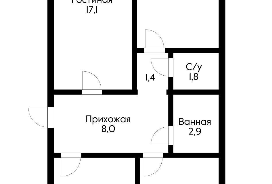 квартира р-н Тахтамукайский аул Новая Адыгея ул Тургеневское шоссе 33/3 16 Республика Адыгея Адыгея фото 2