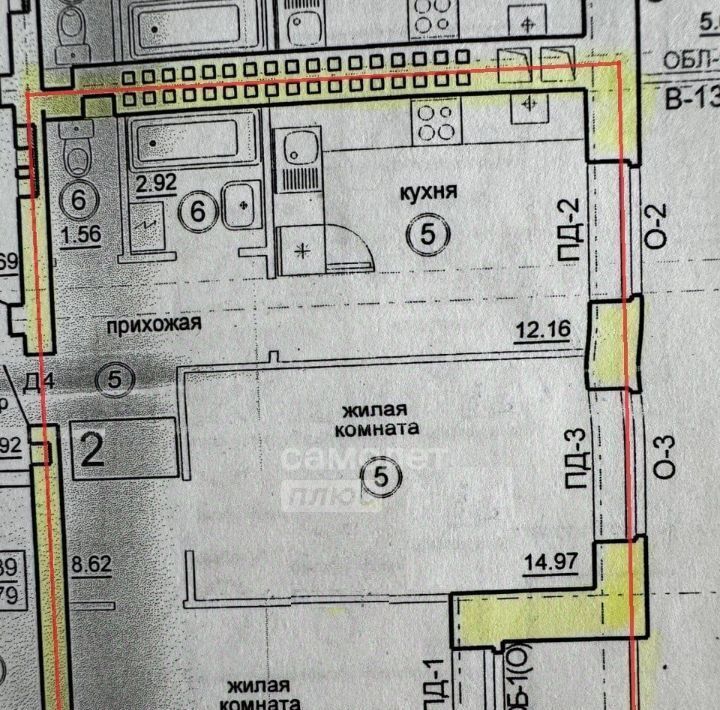 квартира г Великий Новгород ул Речная 35к/1 фото 2