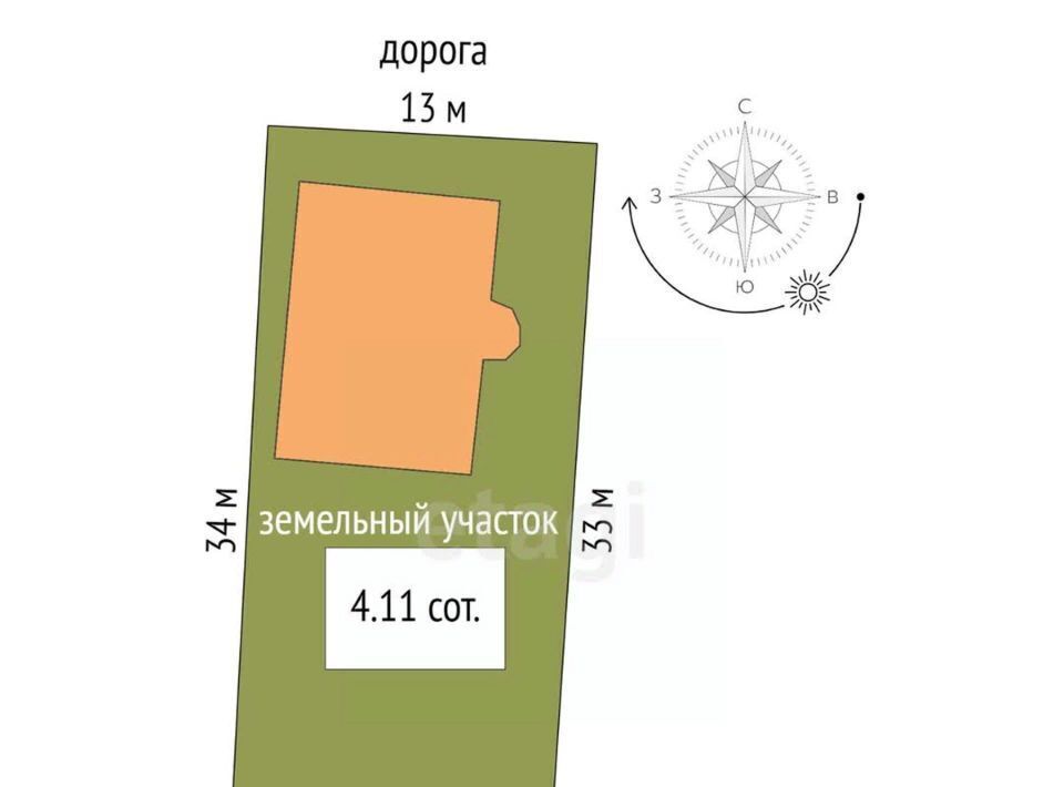 дом г Тюмень д Казарово р-н Центральный ул Яблоневая фото 3