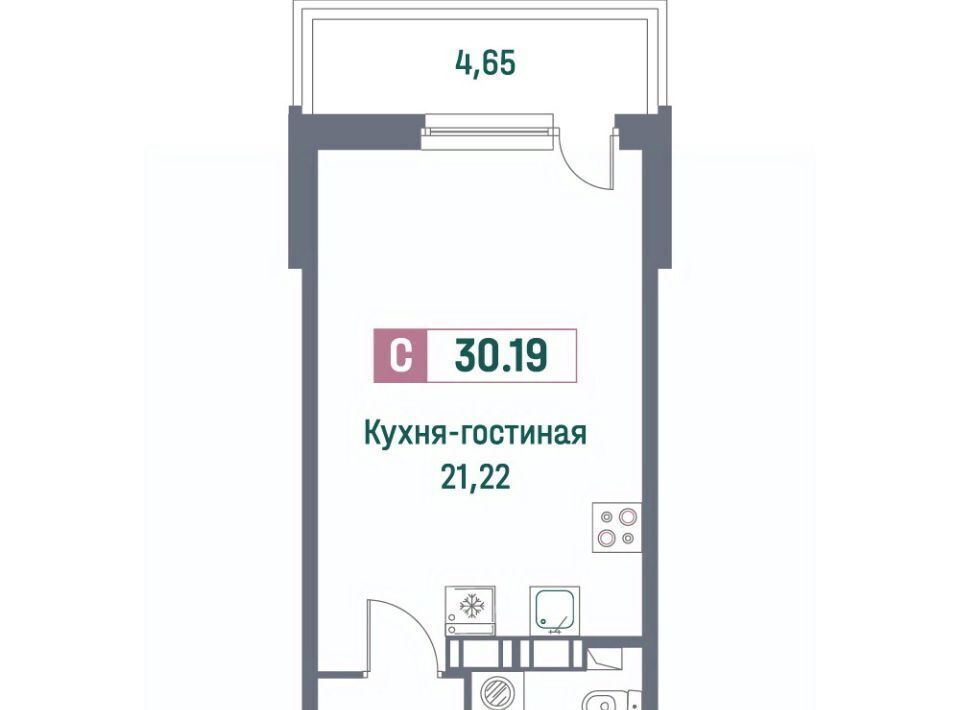 квартира р-н Всеволожский г Мурино ЖК «Фотограф» Девяткино фото 1