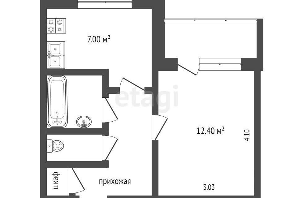 квартира г Когалым ул Дружбы Народов 39 Сургутский район фото 10