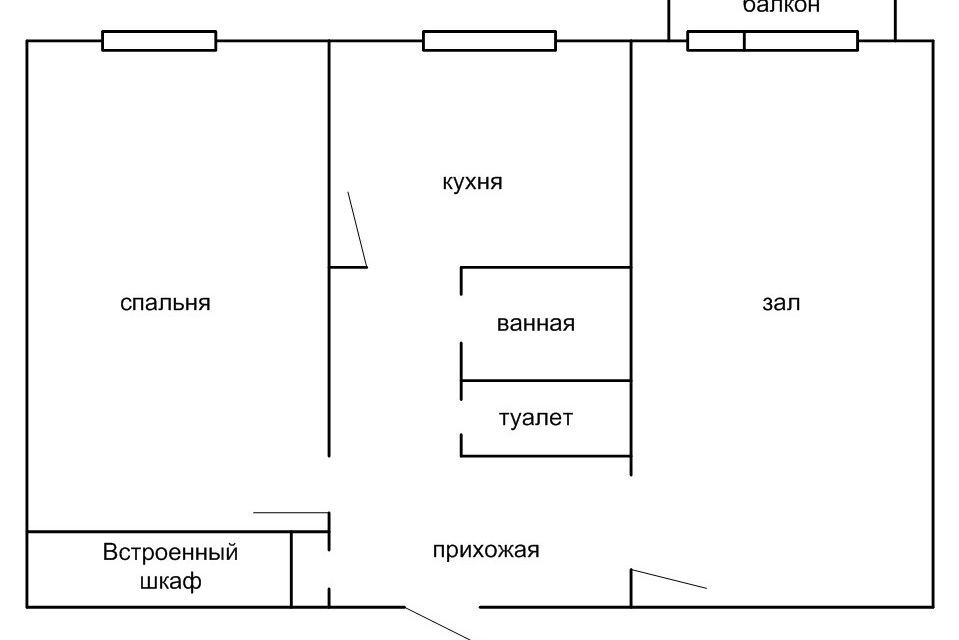 квартира р-н Лискинский г Лиски ул Свердлова 65 городское поселение Лиски фото 8