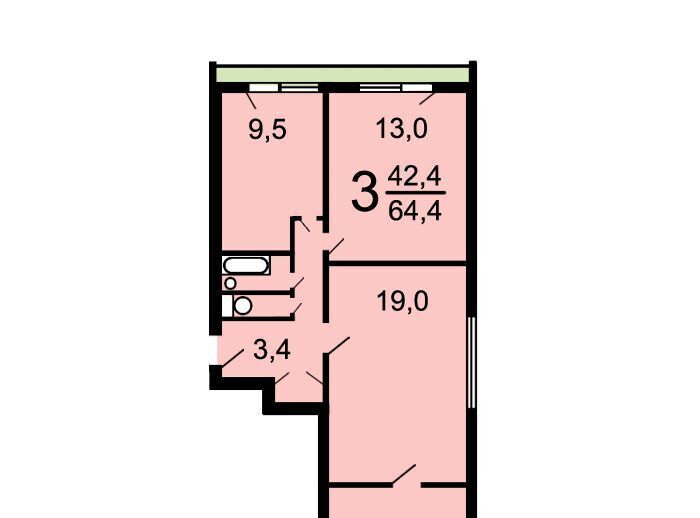 квартира г Москва метро Медведково проезд Студёный 13 фото 2