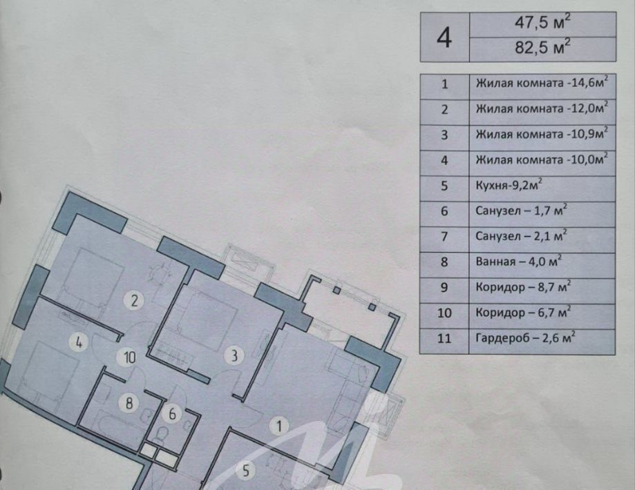 квартира городской округ Одинцовский с Лайково Город-событие мкр, Одинцово, 23 фото 12