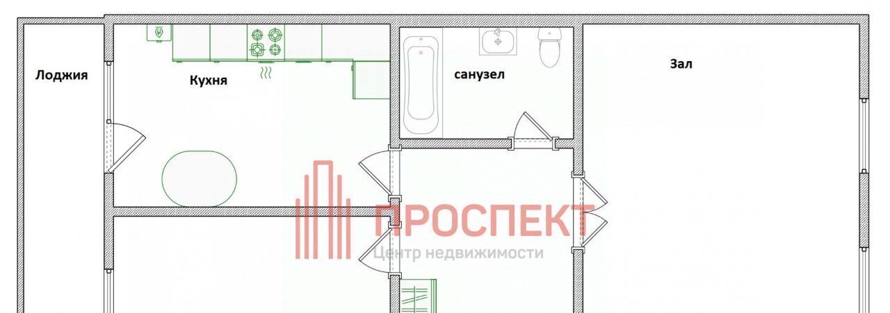 квартира г Пенза р-н Железнодорожный проезд Добролюбова 1-й 1 фото 2