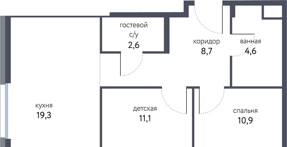 квартира г Москва метро Бульвар Рокоссовского ЖК «Сиреневый парк» фото 1