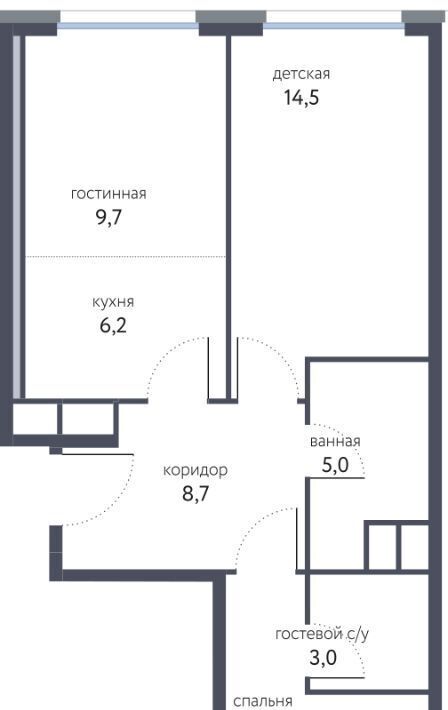 квартира г Москва метро Бульвар Рокоссовского ЖК «Сиреневый парк» фото 1