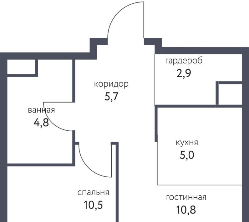 квартира г Москва метро Бульвар Рокоссовского ЖК «Сиреневый парк» фото 1