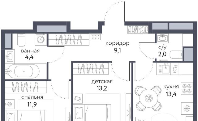 метро Бульвар Рокоссовского ЖК «Сиреневый парк» фото