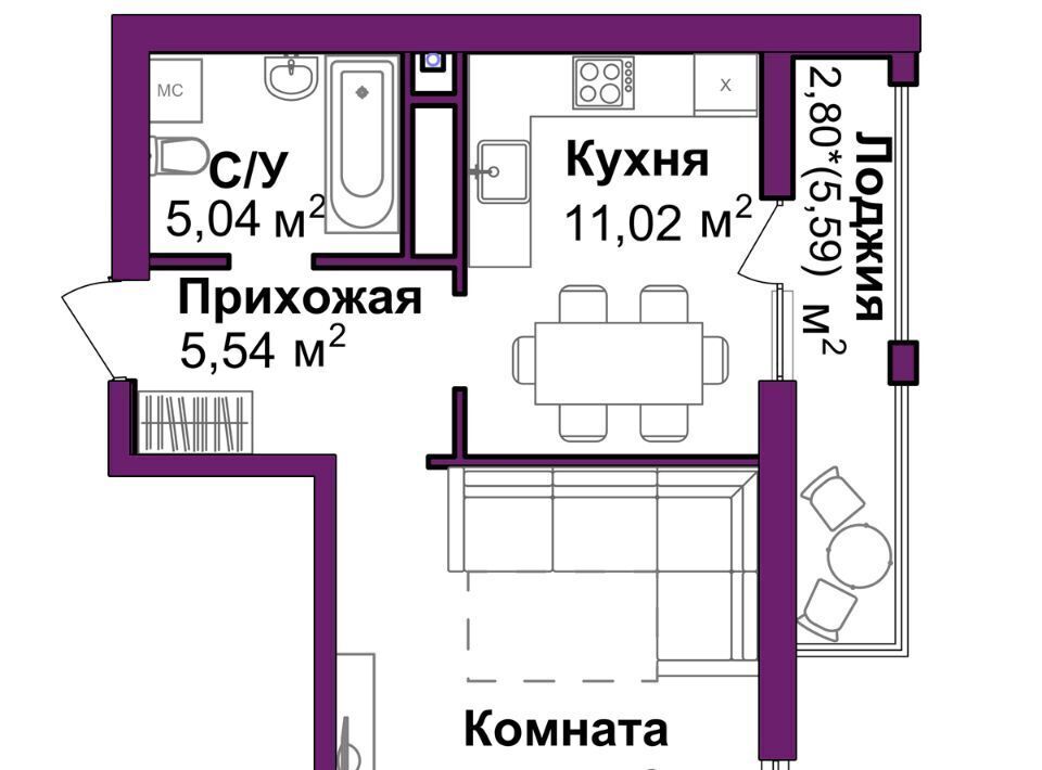 квартира г Симферополь р-н Центральный Город Мира жилой комплекс фото 1