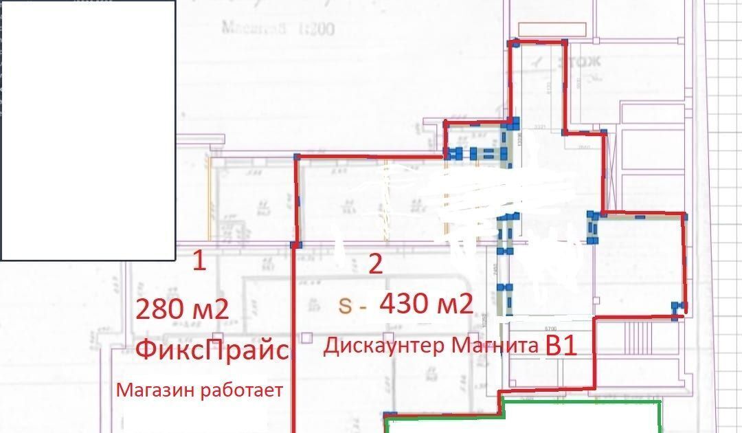 торговое помещение г Орехово-Зуево микрорайон Мадонский б-р Центральный 6 фото 1