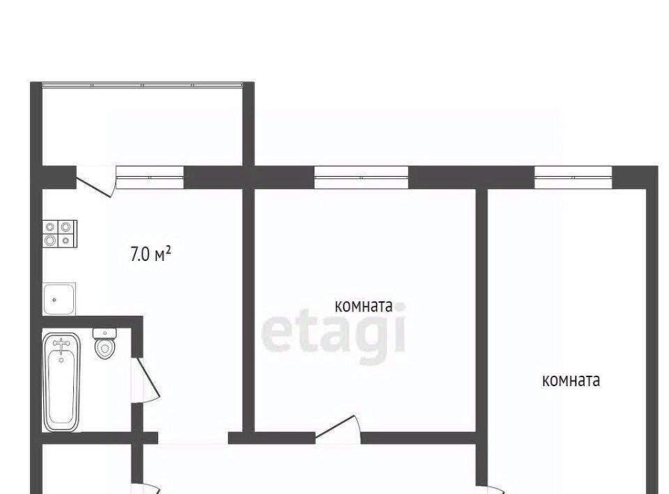 квартира г Чита п Текстильщиков р-н Черновский мкр Молодежный 3 фото 22