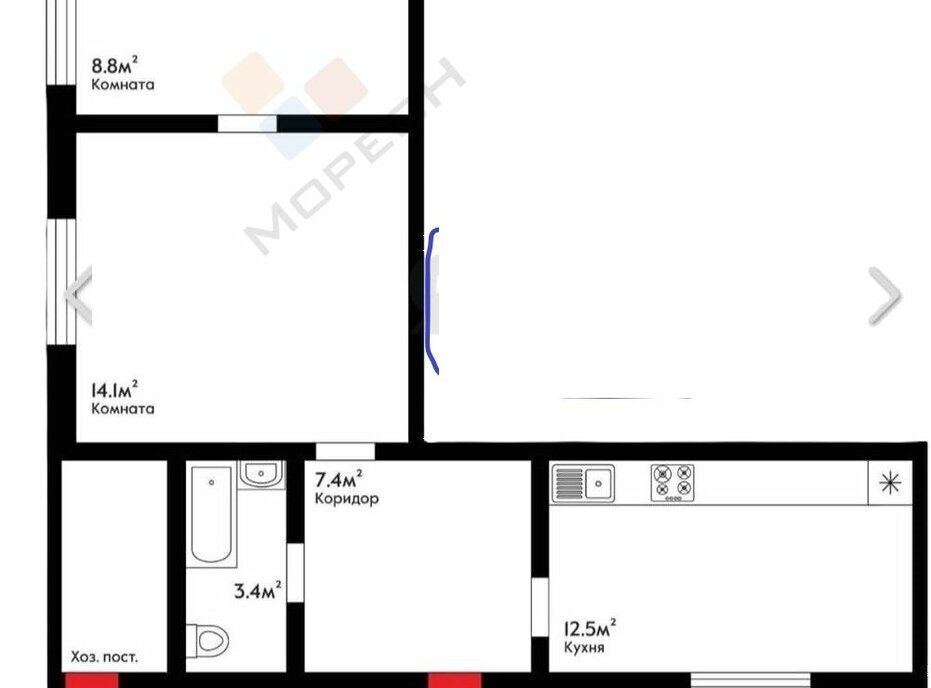 дом г Краснодар р-н Центральный микрорайон Дубинка проезд 1-й им. Стасова 61 фото 13