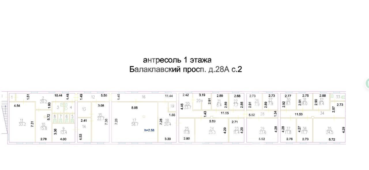 производственные, складские г Москва метро Калужская пр-кт Балаклавский 28ас/1 фото 14