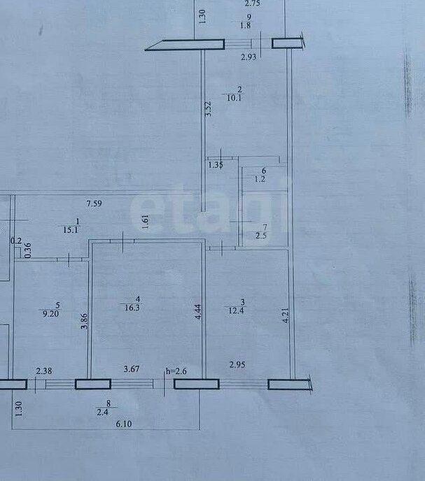 квартира р-н Мелеузовский г Мелеуз ул Октябрьская 7 фото 18