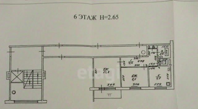 квартира г Калининград р-н Московский ул Батальная 8г фото 14