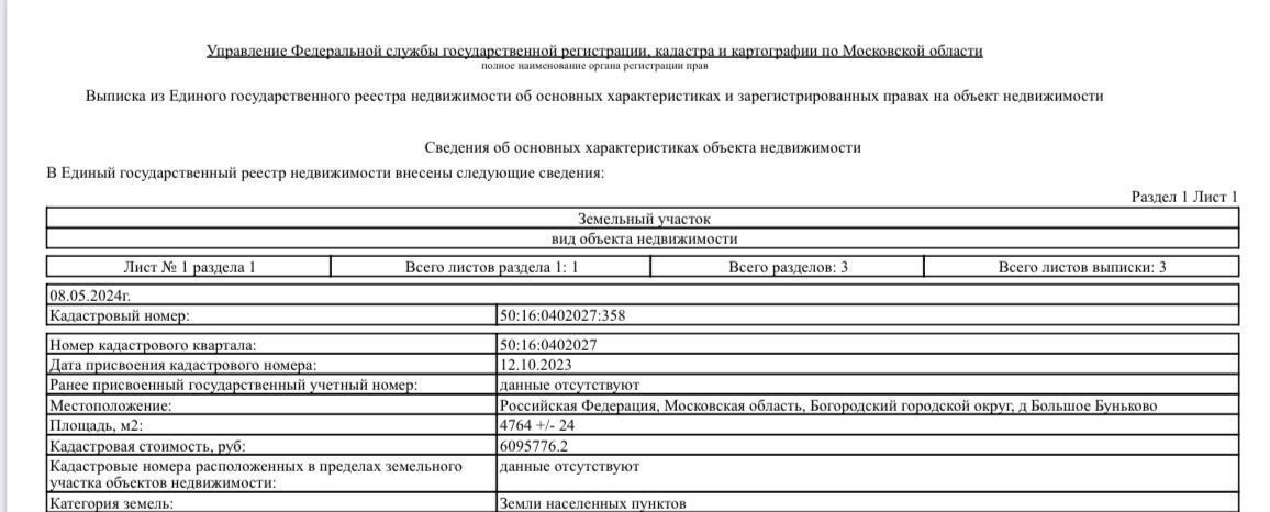 земля городской округ Богородский д Большое Буньково 9772 км, Горьковское шоссе фото 4