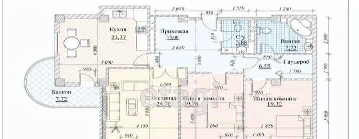 квартира г Ялта ул Свердлова 48ак/6 фото 17