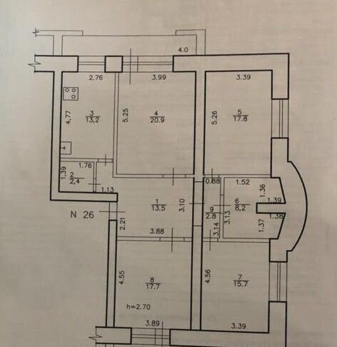 квартира г Чита р-н Центральный ул Кочеткова 22 фото 5