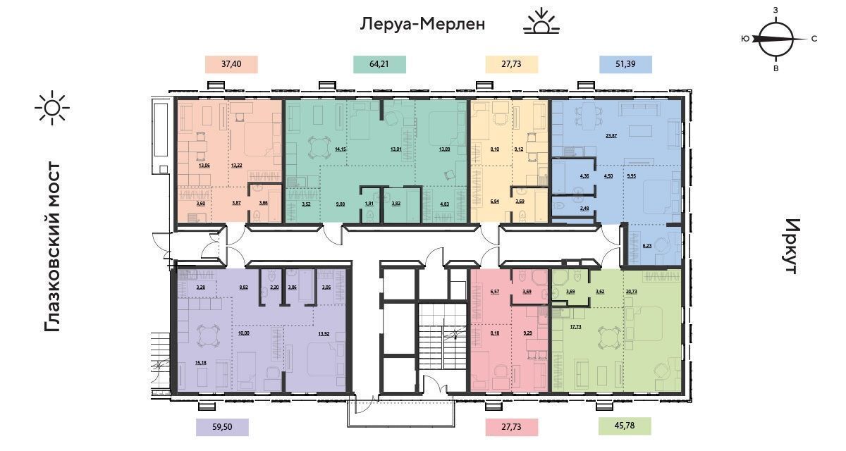 квартира г Иркутск р-н Свердловский ул Набережная Иркута 23 фото 2