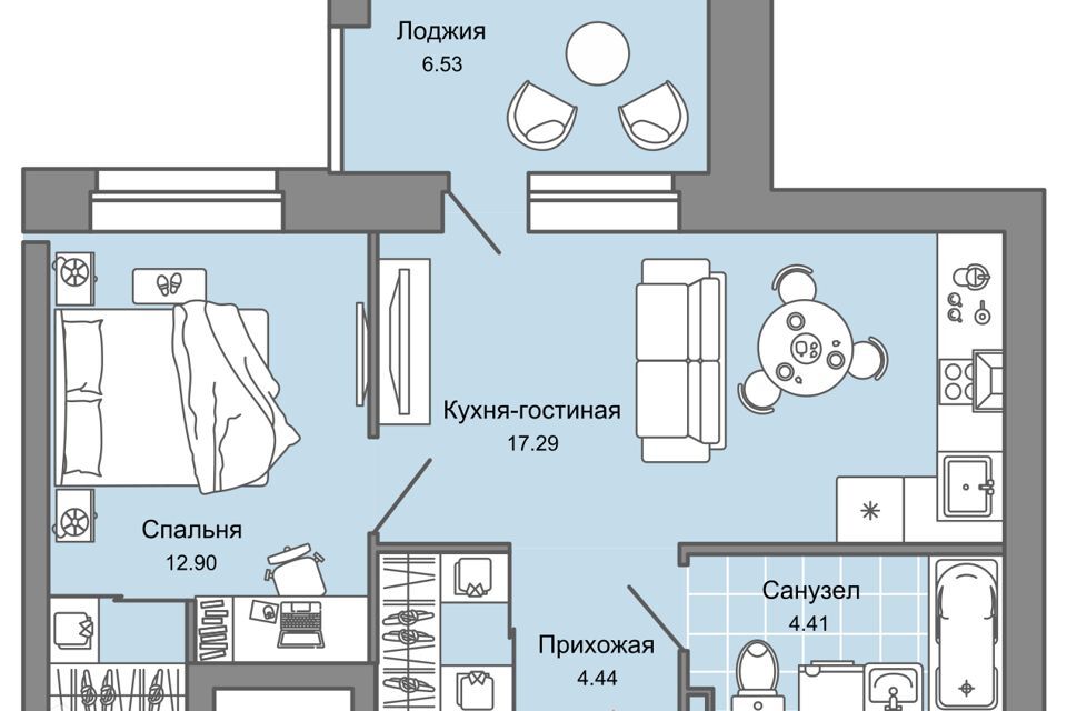 квартира г Киров ул Дмитрия Козулева 2к/1 муниципальное образование Киров фото 1