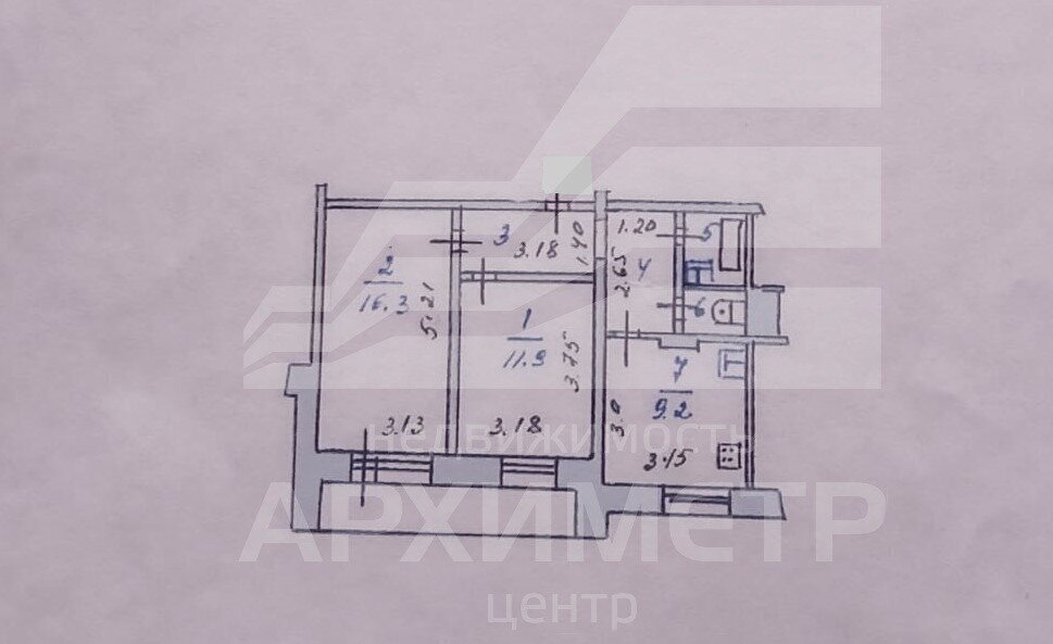 квартира г Курск р-н Центральный б-р Майский 24 Бульвар фото 15